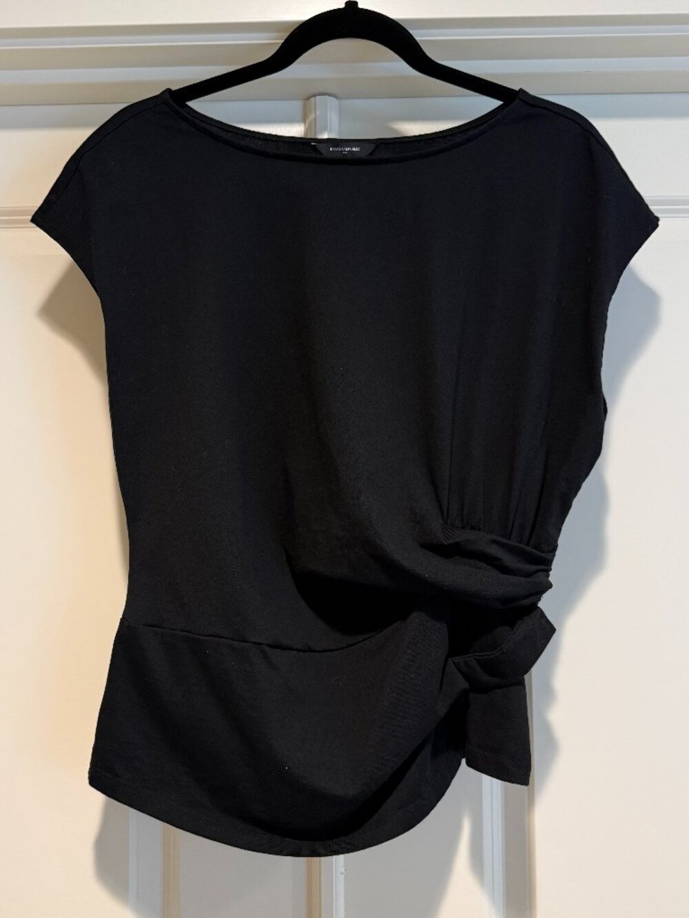BANANA REPUBLIC Black Blouse Size L